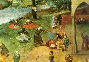 detalj fran barnens lekar, Pieter Bruegel